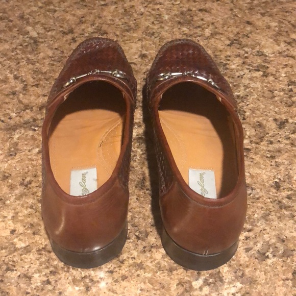 Mezlan Men’s Leather Woven Bit Loafer Size 10 - Picture 4 of 8